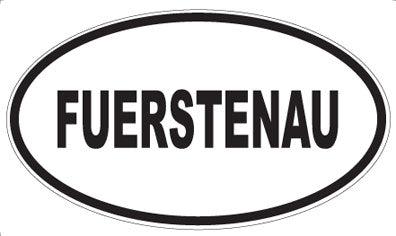 FUERSTENAU - Oval Sticker