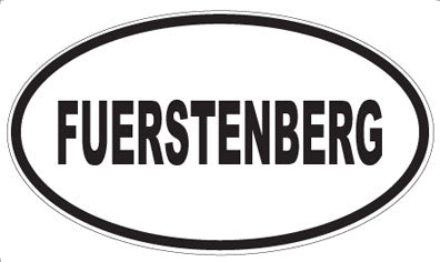 FUERSTENBERG - Oval Magnet