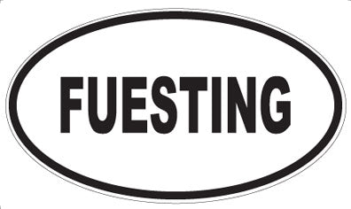 FUESTING - Oval Magnet