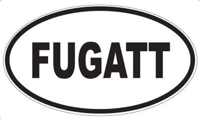 FUGATT - Oval Sticker