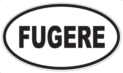FUGERE - Oval Magnet