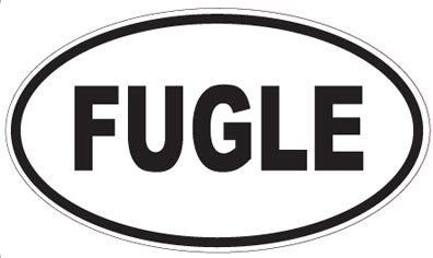 FUGLE - Oval Magnet