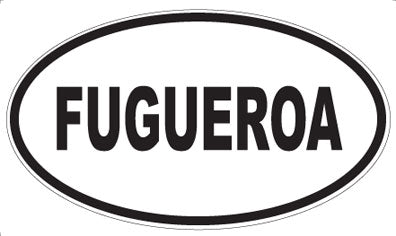 FUGUEROA - Oval Magnet