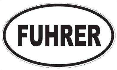 FUHRER - Oval Magnet