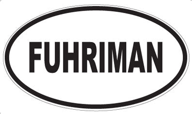 FUHRIMAN - Oval Magnet
