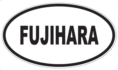 FUJIHARA - Oval Sticker