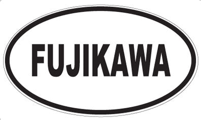FUJIKAWA - Oval Sticker