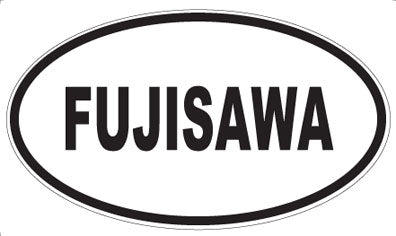 FUJISAWA - Oval Sticker