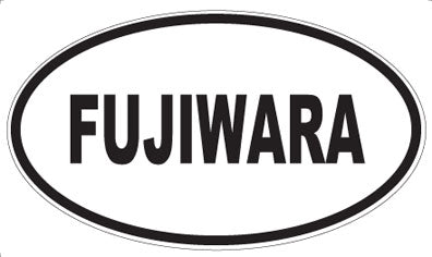 FUJIWARA - Oval Sticker