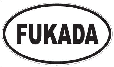 FUKADA - Oval Magnet