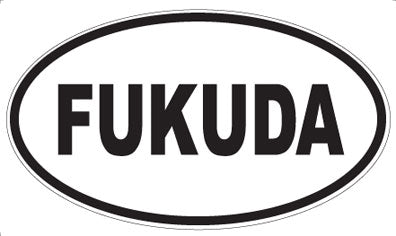 FUKUDA - Oval Magnet