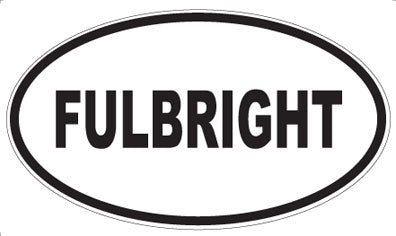 FULBRIGHT - Oval Sticker