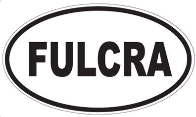 FULCRA - Oval Sticker