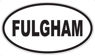 FULGHAM - Oval Sticker