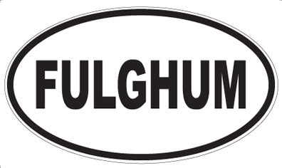 FULGHUM - Oval Magnet