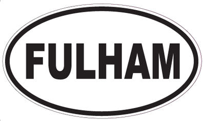 FULHAM - Oval Sticker