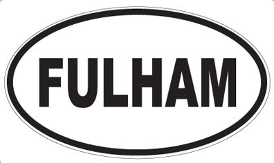 FULHAM - Oval Magnet