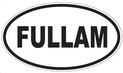 FULLAM - Oval Sticker