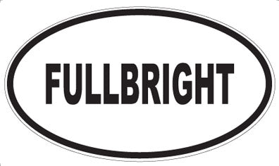 FULLBRIGHT - Oval Sticker