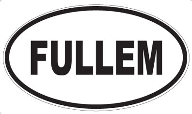 FULLEM - Oval Sticker