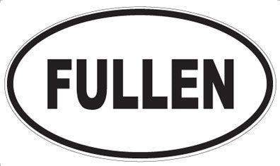 FULLEN - Oval Sticker