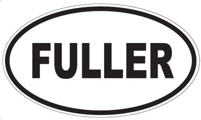FULLER - Oval Sticker