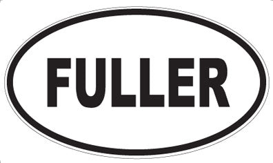 FULLER - Oval Magnet