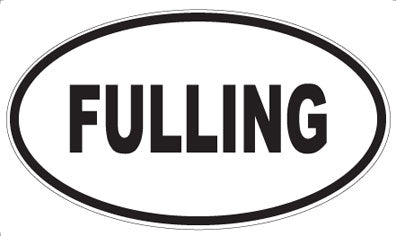 FULLING - Oval Sticker