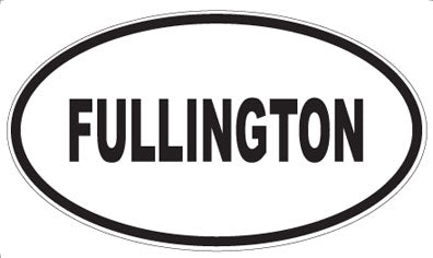 FULLINGTON - Oval Magnet
