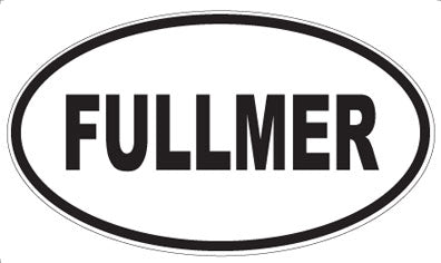 FULLMER - Oval Magnet