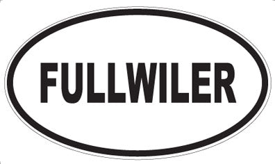 FULLWILER - Oval Magnet