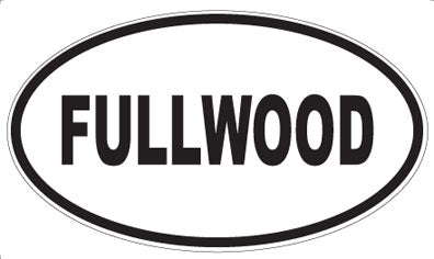 FULLWOOD - Oval Sticker