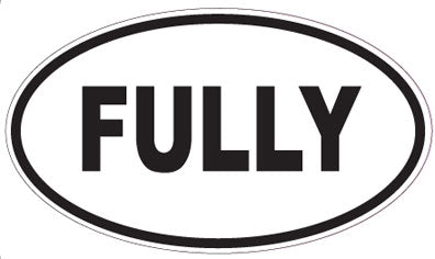 FULLY - Oval Magnet