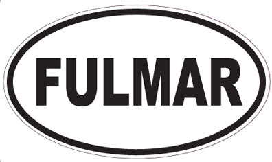 FULMAR - Oval Sticker