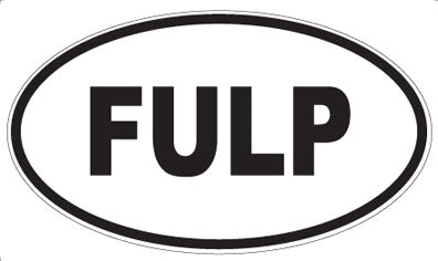 FULP - Oval Sticker