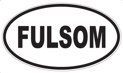 FULSOM - Oval Sticker