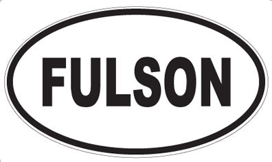 FULSON - Oval Sticker
