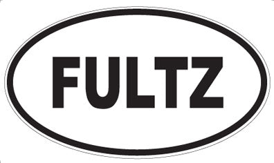 FULTZ - Oval Magnet