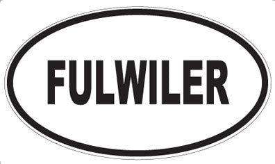 FULWILER - Oval Magnet