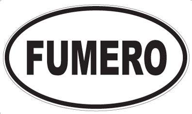 FUMERO - Oval Magnet