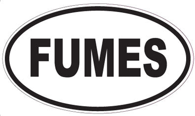 FUMES - Oval Sticker