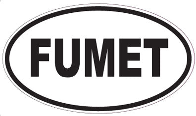 FUMET - Oval Sticker