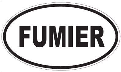 FUMIER - Oval Sticker