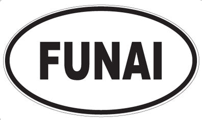 FUNAI - Oval Magnet