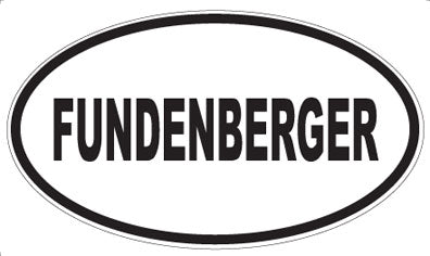 FUNDENBERGER - Oval Magnet