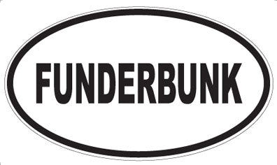 FUNDERBUNK - Oval Magnet