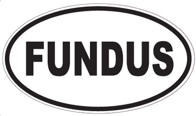 FUNDUS - Oval Sticker