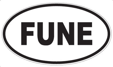 FUNE - Oval Magnet