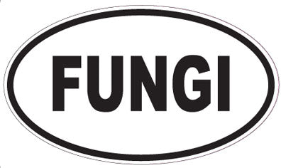 FUNGI - Oval Sticker