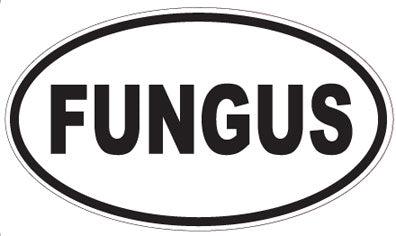 FUNGUS - Oval Sticker